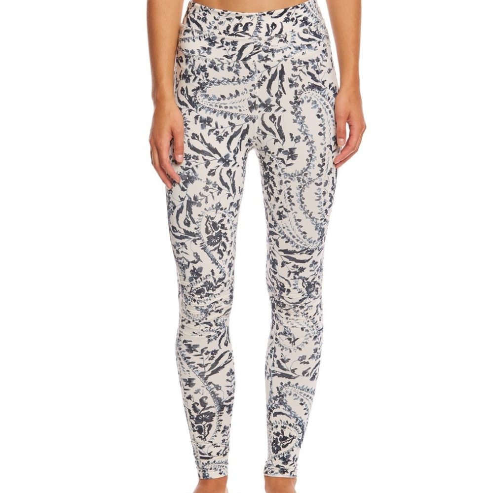 Free People FP Movement Print City Slicker High Waist Leggings in Blue